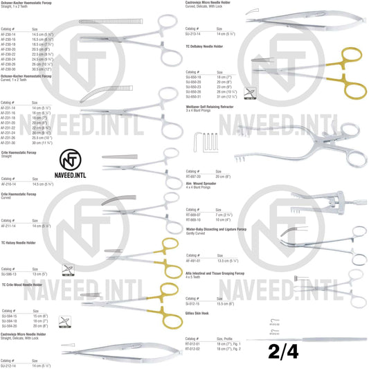 AV Fistula Surgical Instrument Set | Cardiovascular Vascular Access Kit | DeBakey Forceps, Castroviejo Needle Holders, Garret Dilators, Stevens Tenotomy Scissors, Rochester-Pean Forceps | German Stainless Steel