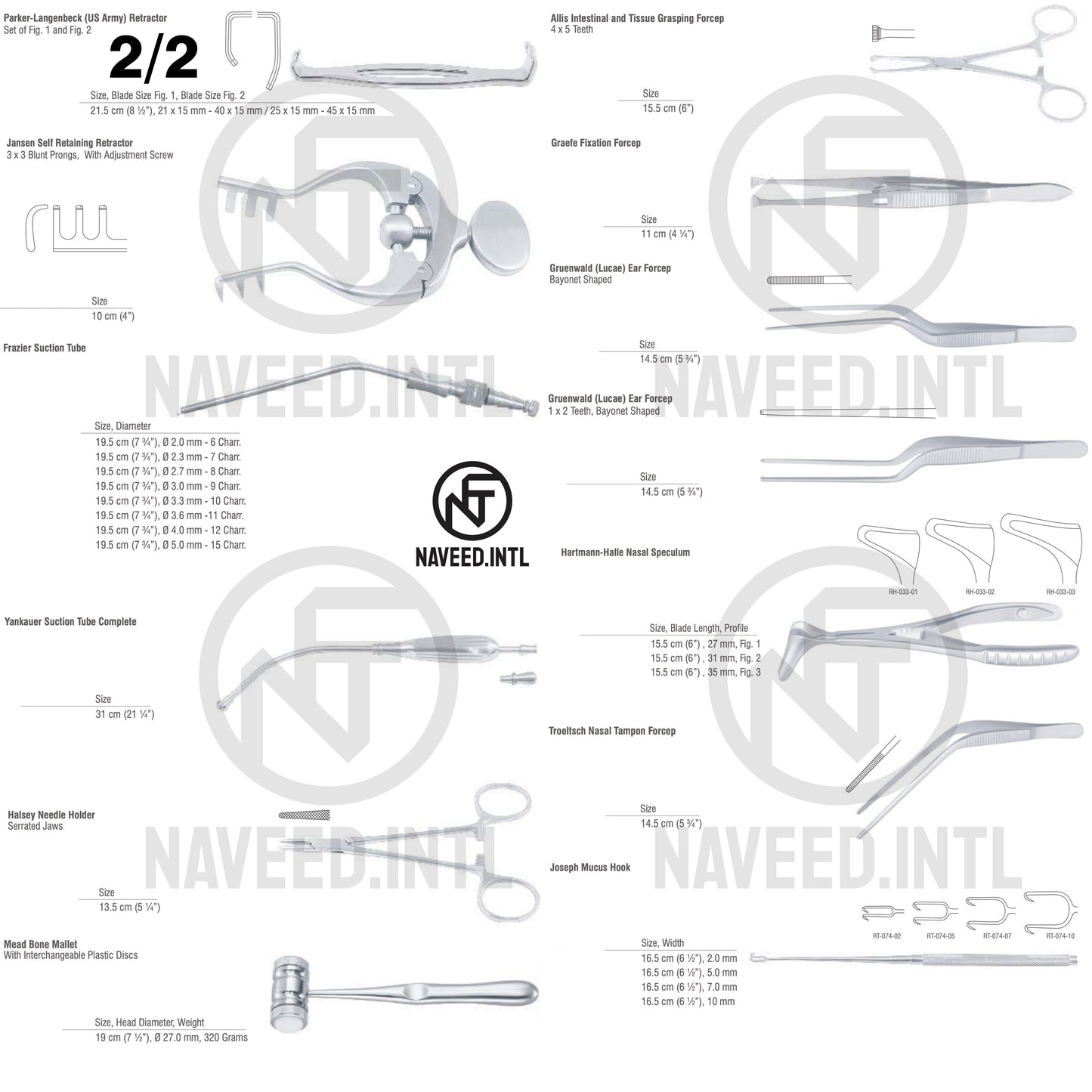 Basic Nasal Surgery Set | Complete Professional ENT Instrument Kit | German Stainless Steel | Autoclave Safe