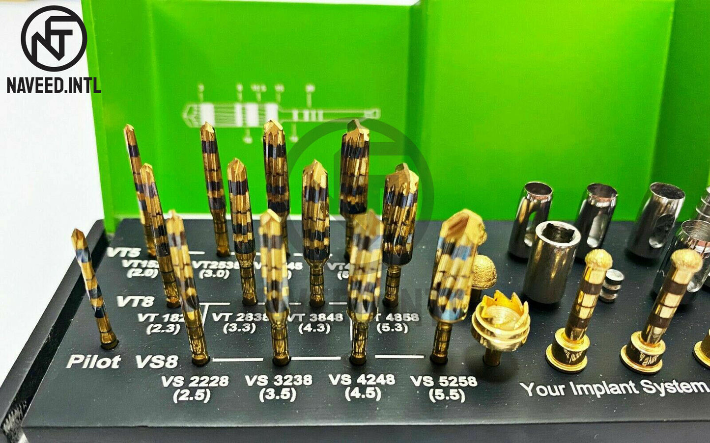 New Universal Osseodensification Burs Kit 26 Pieces Excellent Quality