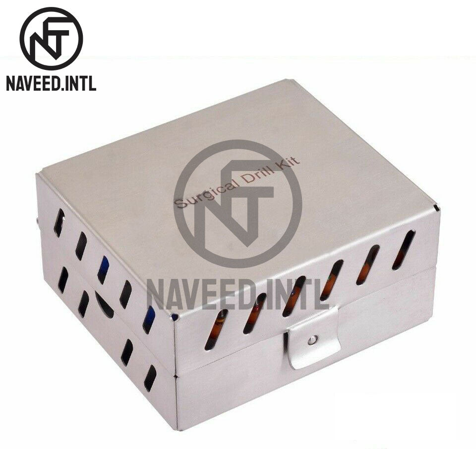 Dental Implant Surgical Drill Kit – Complete Implantology Set with Ratchet, Drivers & Irrigation Drills