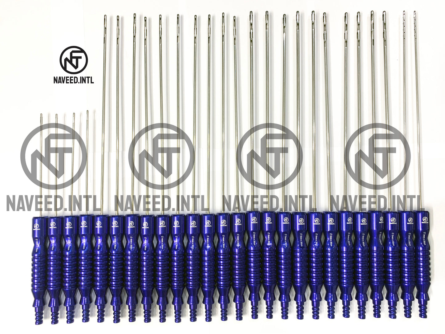 Fixed Handle Cannula Set of 26 Pieces Liposuction Kit Surgical Set A+ Quality