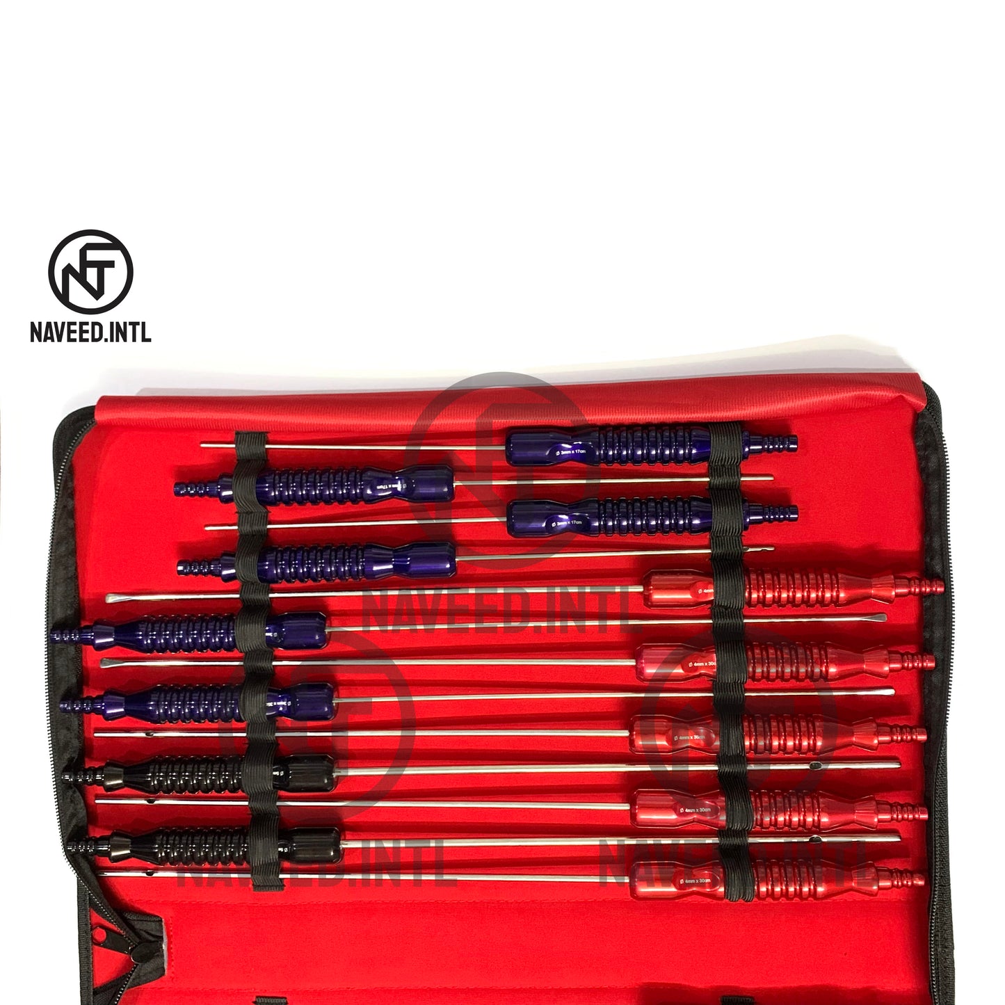 New Liposuction Cannula Set of 26 Pieces Fixed Handle Cannula Surgical Set with Pouch A+
