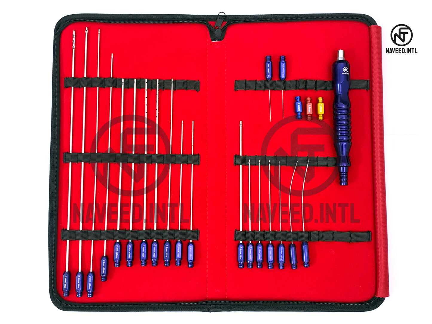 Full Body Liposuction Cannula Fat Grafting Plastic Surgery 24 Pieces Kit Luer lock