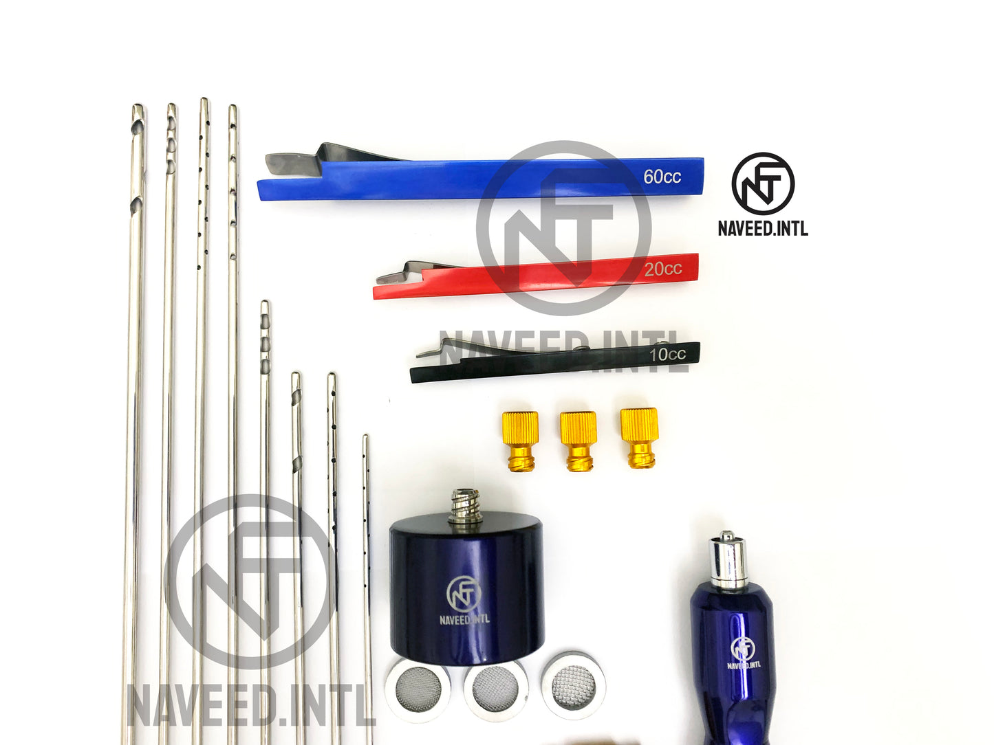 Liposuction Cannulas Set of 27 Piece Fat Grafting Transplantation Best Quality Kit