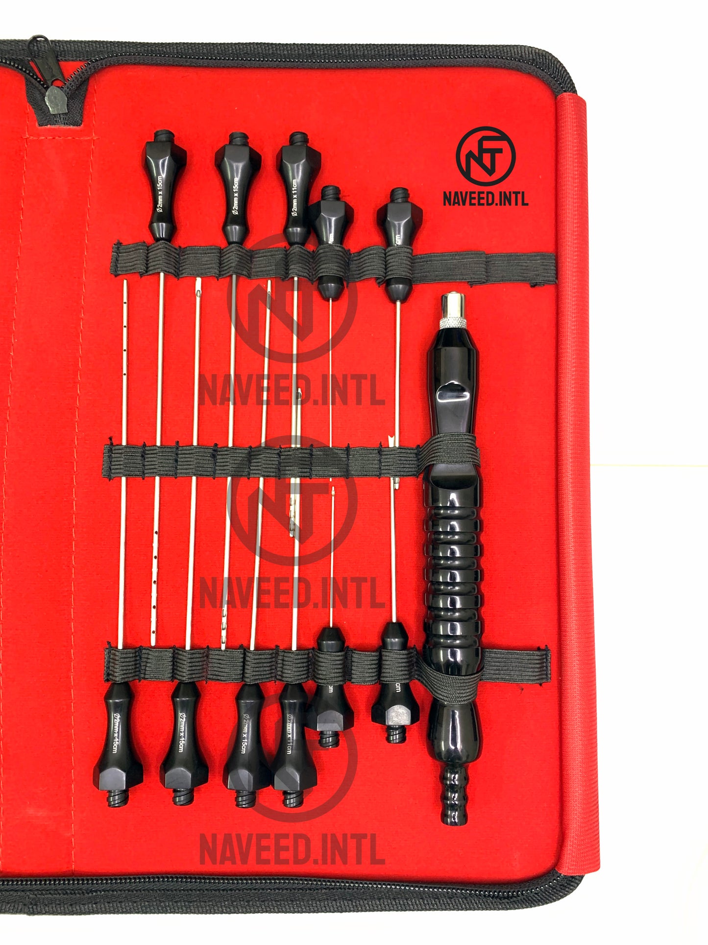 Fat Grafting 22 Liposuction Cannulas Transplantation Set Luer Lock Hexagonal Grip