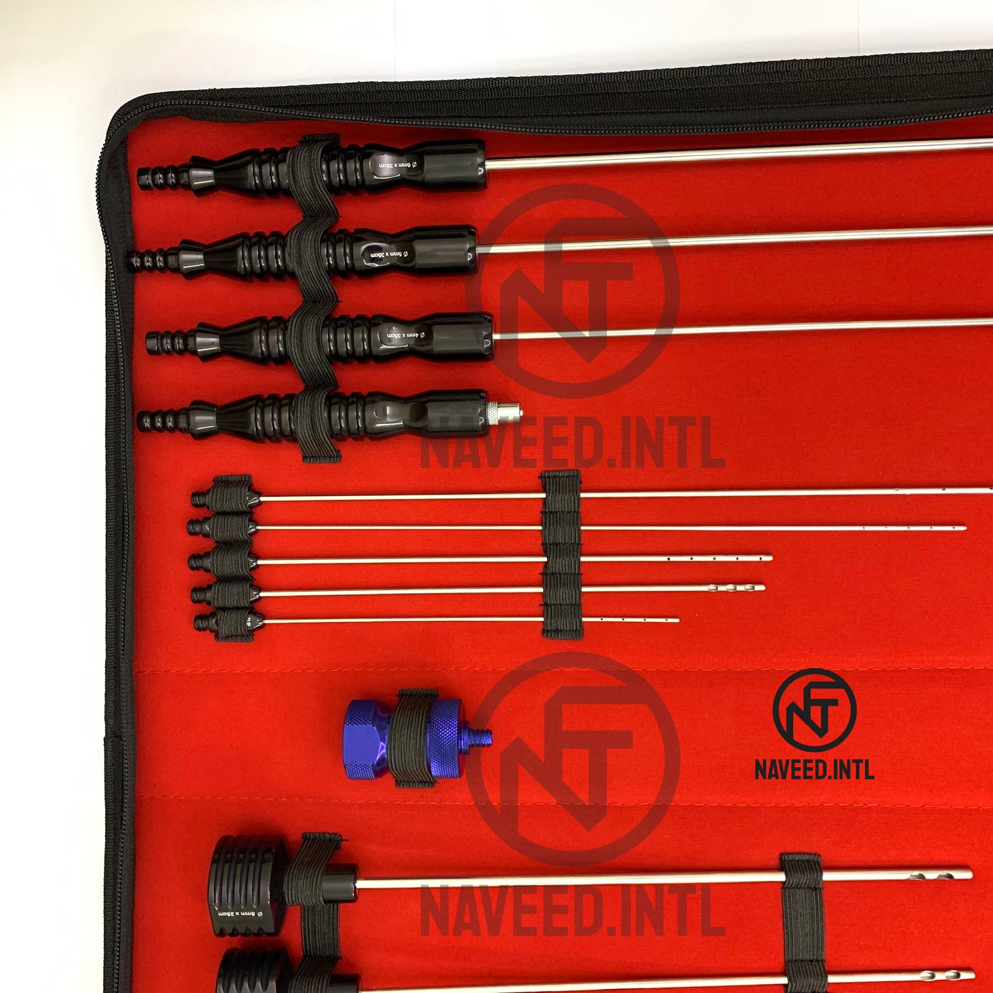 Liposuction Cannulas Set of 28 Fat Grafting Power Handle and Luer Lock Kit A+