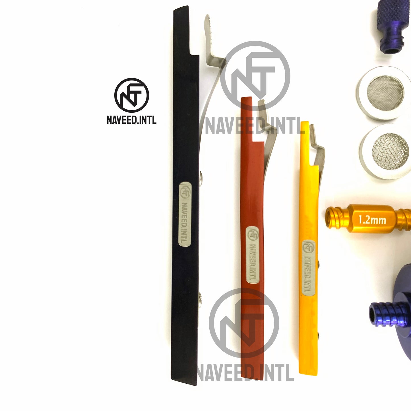 Nano Fat Transfer Processing Cartridge Set with 3 Converters, 3 Syringe Caps and 3 Locks