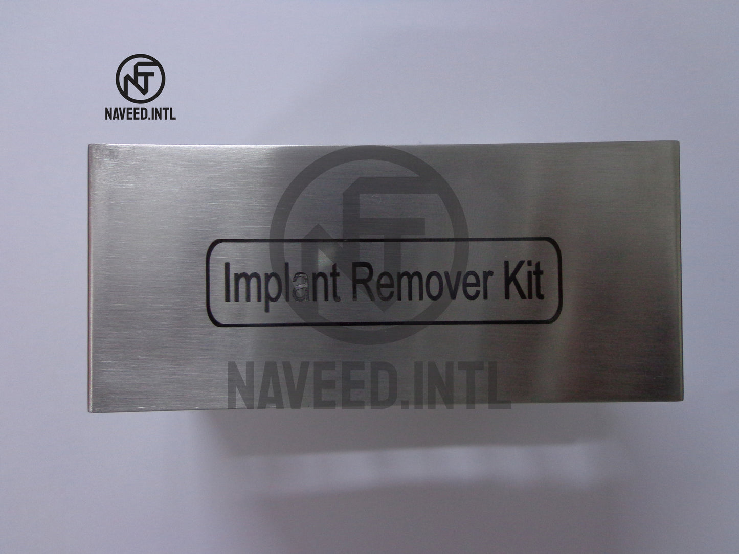 Dental Implant Remover Kit 8 Pieces – Screw Hex Driver, Pilot Drill & Ratchet Wrench | Complete Implant Removal Instrument Set