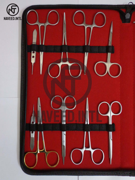 Set of 24 Pieces Blepharoplasty Surgical Set Plastic Surgery Kit Instruments