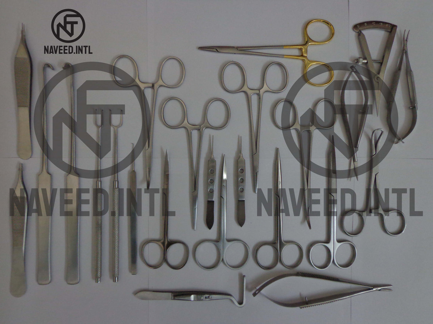 Set of 24 Pieces Blepharoplasty Surgical Set Plastic Surgery Kit Instruments