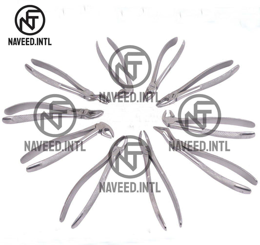 Tooth Extraction Forceps Surgical Dental Instruments Dentist Surgery 10 Pieces Kit