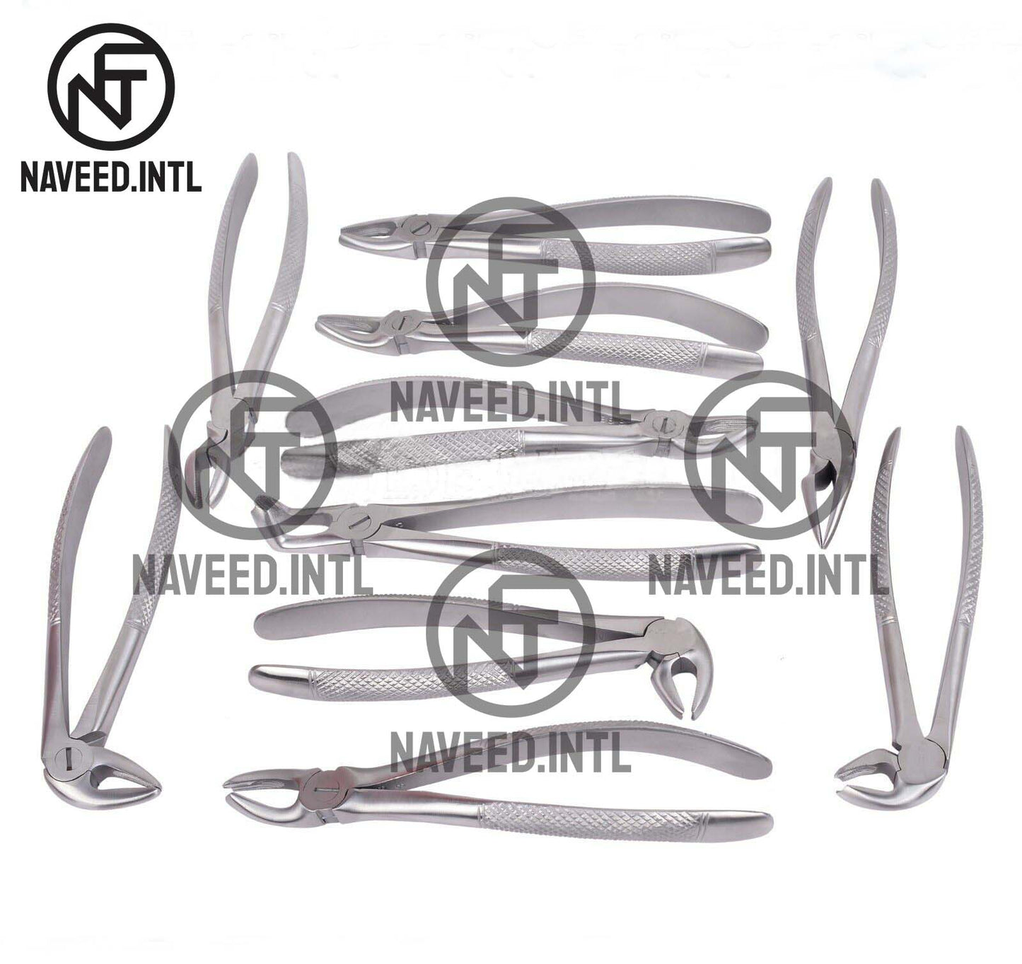 Tooth Extraction Forceps Surgical Dental Instruments Dentist Surgery 10 Pieces Kit