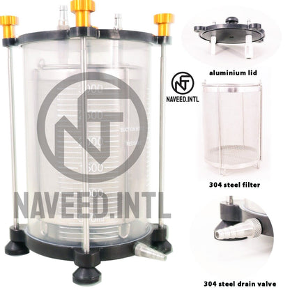 3000ml Fat Collection Jar, Autoclavable Liposuction Canister for Suction Machine