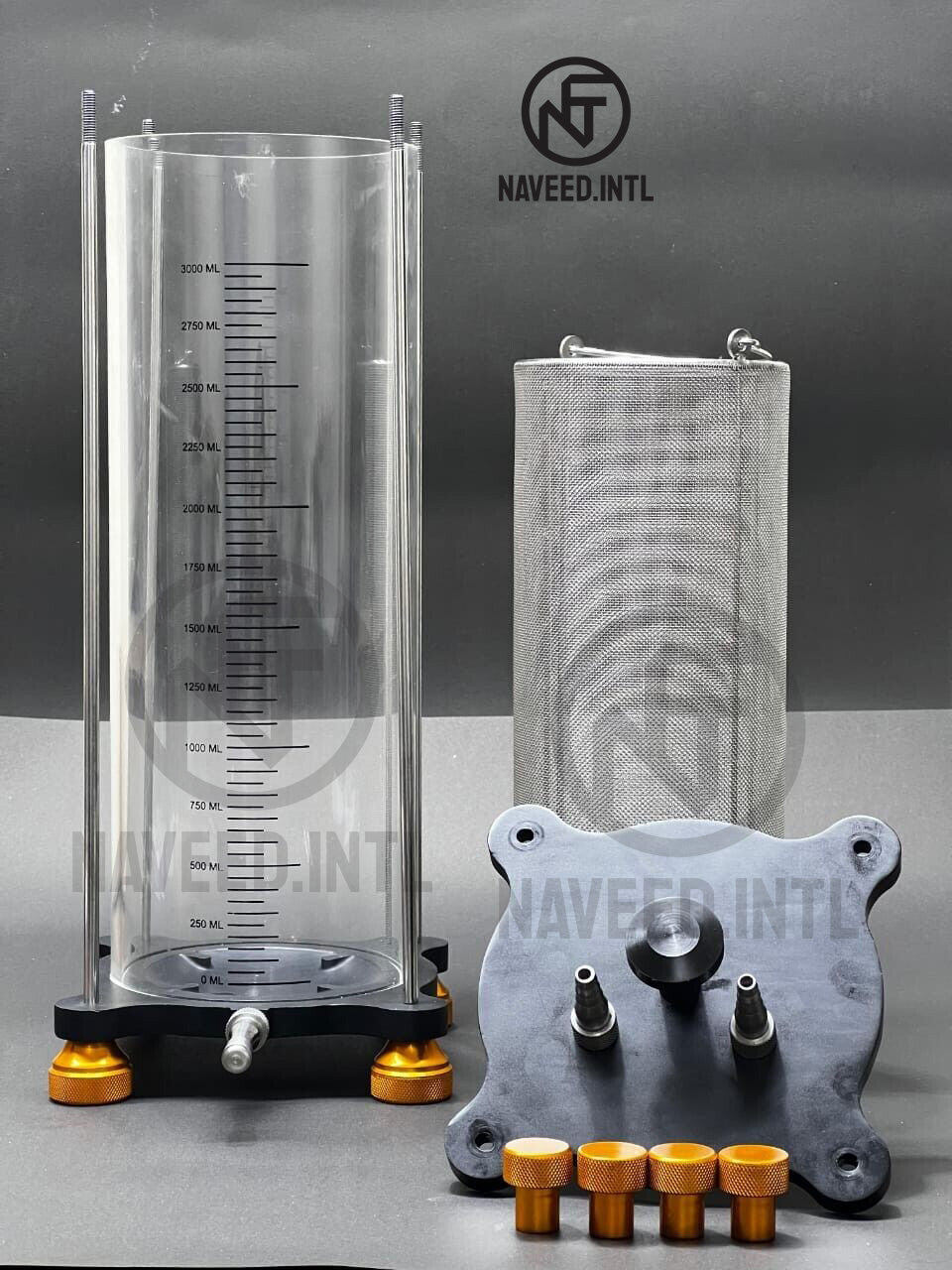 3000ml liposuction fat collection canister with stainless steel mesh filter