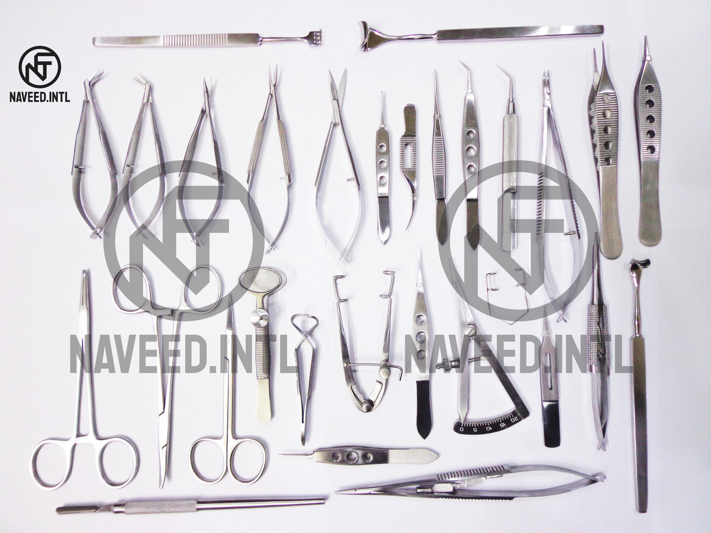 30 PCs Set O.R Grade Basic Ophthalmic Eye Micro Surgery Surgical Instruments Kit