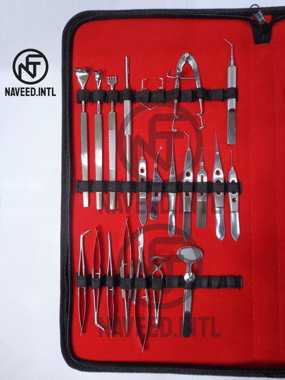 30 PCs Set O.R Grade Basic Ophthalmic Eye Micro Surgery Surgical Instruments Kit