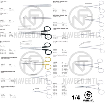 AV Fistula Surgical Instrument Set | Cardiovascular Vascular Access Kit | DeBakey Forceps, Castroviejo Needle Holders, Garret Dilators, Stevens Tenotomy Scissors, Rochester-Pean Forceps | German Stainless Steel