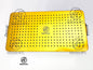 Autoclavable double story surgical instrument tray made from anodised aluminium 40 x 22 x 9 cm