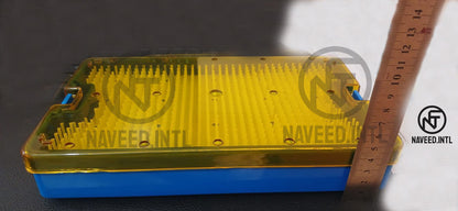 Autoclavable Double Story Surgical Instrument Tray | Lightweight Polypropylene