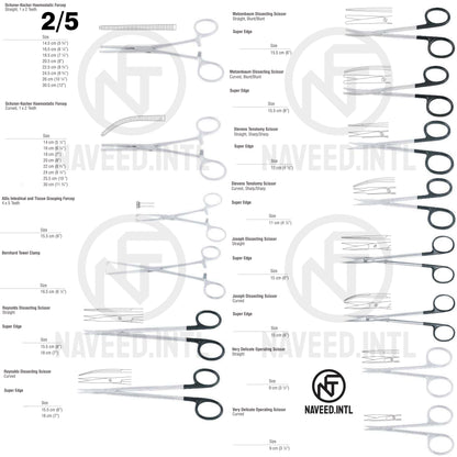 Basic Throat Surgery Set | Complete ENT Surgical Instrument Kit | Tonsillectomy, Tracheotomy & Neck Dissection Tools | Stainless Steel | Professional Grade