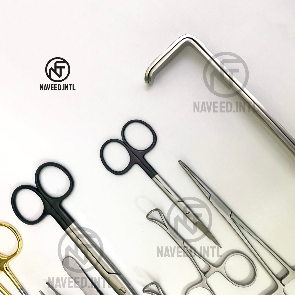 Reusable breast augmentation surgical instrument set for plastic and cosmetic surgery