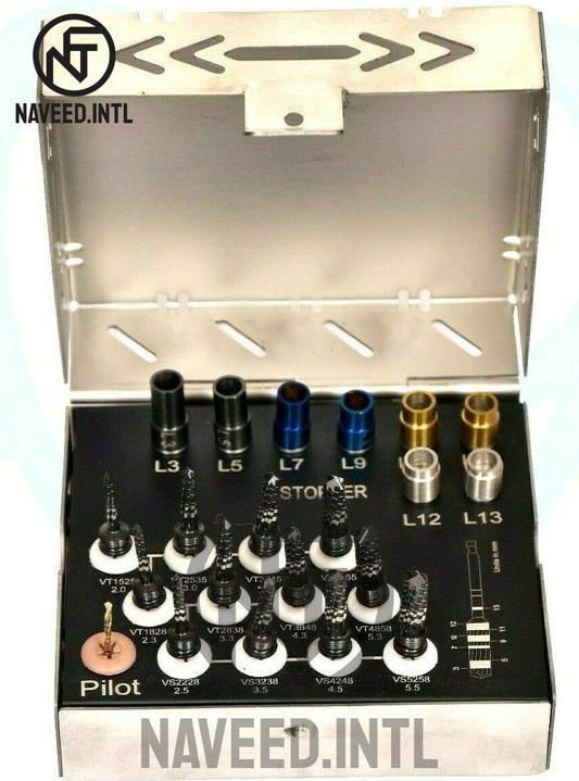 Osseodensification Burs Kit with Stopper 21 Pieces Excellent Quality