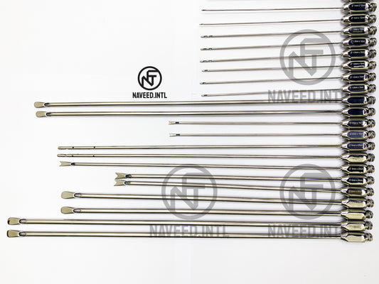 Liposuction Cannula Set Complete Body 49 Cannulas Fat Rmover Kit Plastic Surgery A+ Set