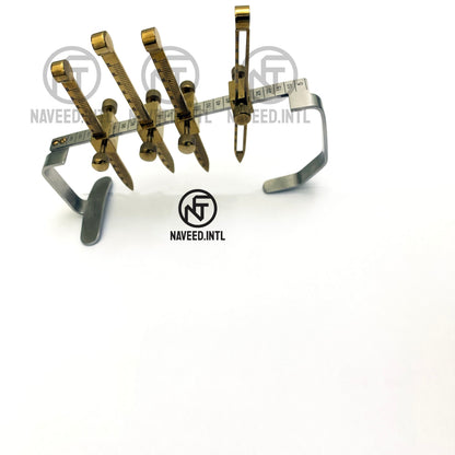 Davis Nasal Projectometer Close-Up – Measurement Detail Showing Precision Calibration for Rhinoplasty Pre-Operative Planning