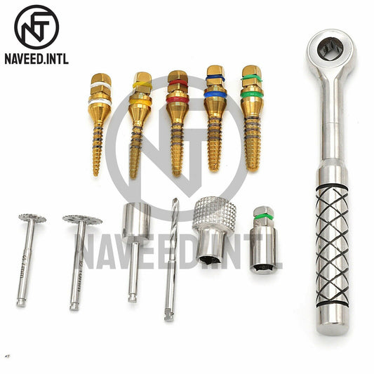 Dental Bone Expander Kit Sinus Lift 12 Pieces Implant Surgical Instruments Kit