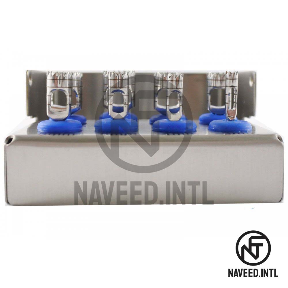 Dental Implant Trephine Drill Kit – 8 Pieces Surgical Trephines (3.0–10.0mm) with Polished Bur Holder