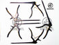 Detachable Kerrison Rongeur Set – 5 Pcs, 7″ Rapid-Clean Cervical & Orthopedic Instruments (1–5mm, 40° Up)