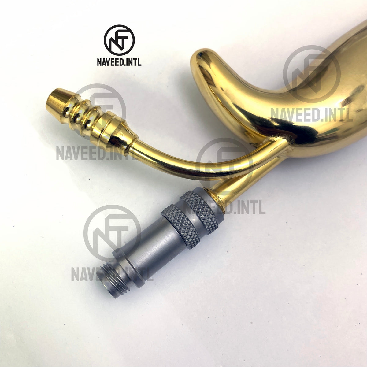 Integrated light pipe on Ferreira breast augmentation surgical retractor LIght and Suction Pipe Connector Area