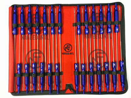 Fixed Handle Cannula Set of 26 Pieces Liposuction Kit Surgical Set A+ Quality
