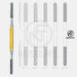 Fomon bone file nasal rasp TC tungsten carbide set of 5 for rhinoplasty