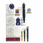 Liposuction Cannula Set, 27-Piece Fat Grafting & Nano Fat Transfer Kit with Syringe Stand Maroon