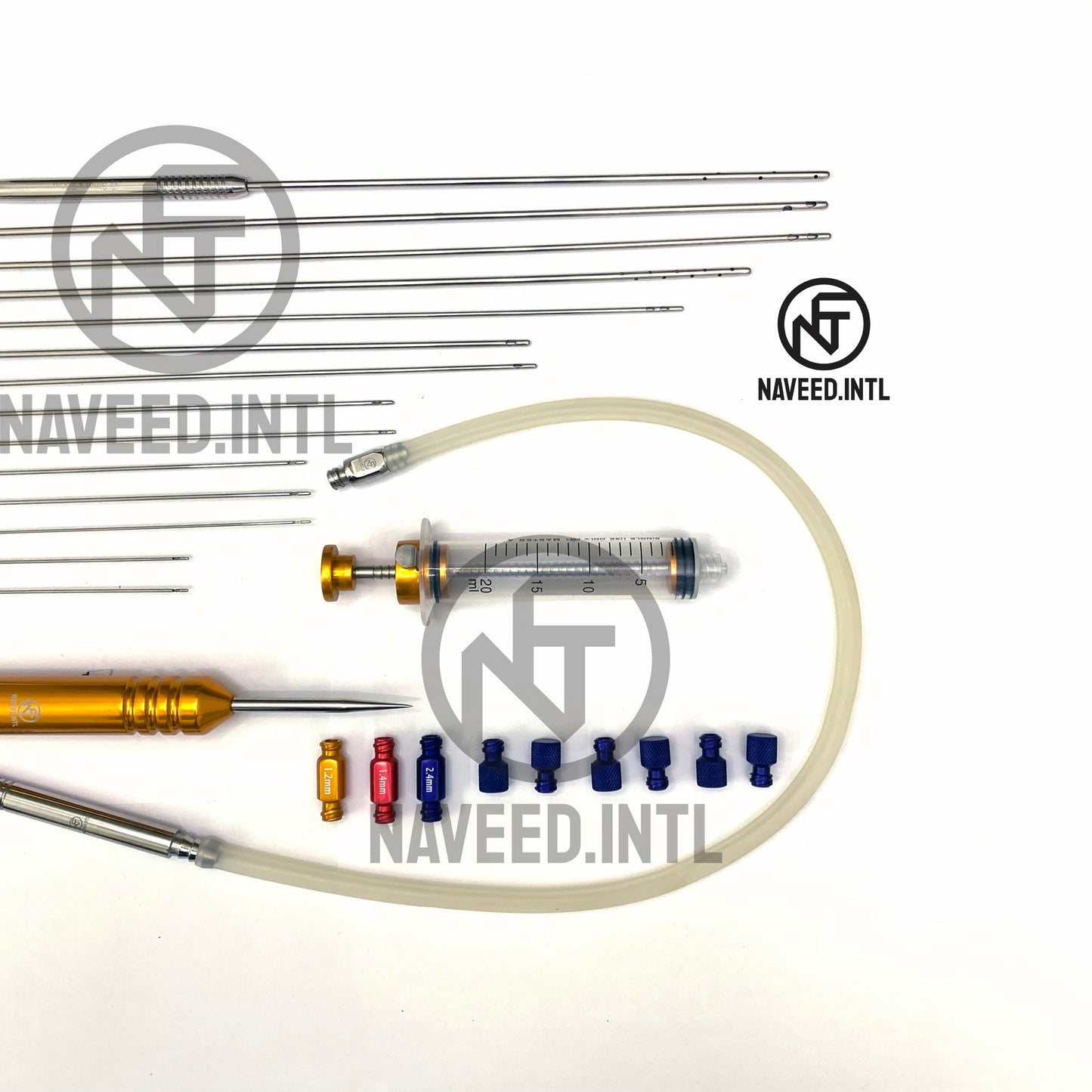 Liposuction Cannulas Facial Fat Grafting Transplantation Cannulas Liposuction Set of 28 PCs