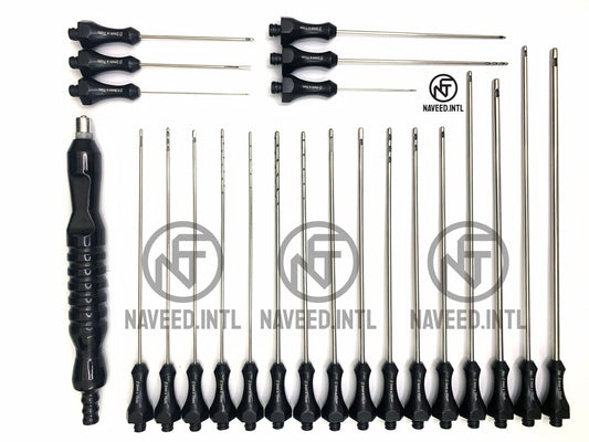 Fat Grafting 22 Liposuction Cannulas Transplantation Set Luer Lock Hexagonal Grip