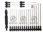 Fat Grafting 22 Liposuction Cannulas Transplantation Set Luer Lock Hexagonal Grip