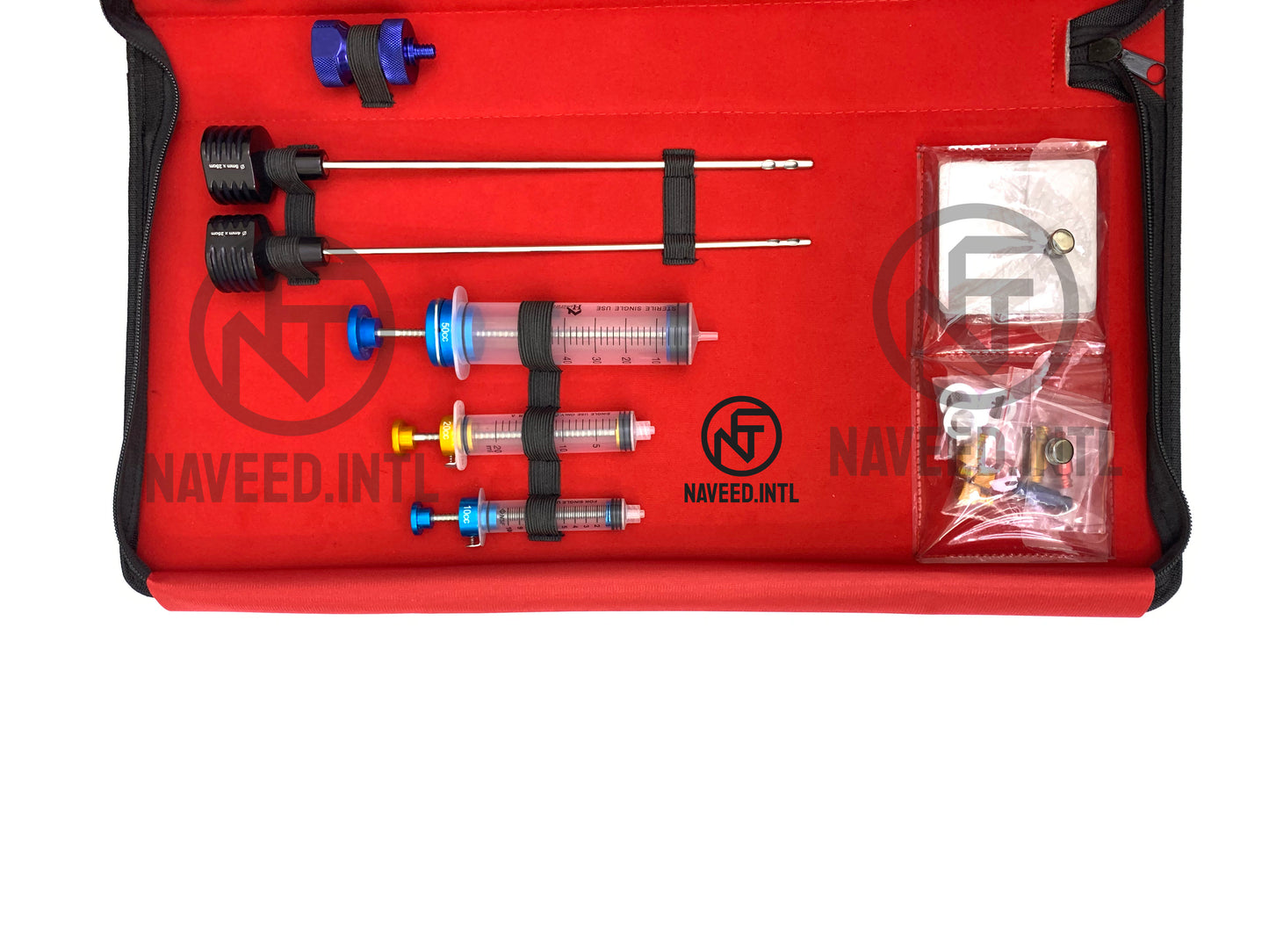 Liposuction Cannulas Set of 28 Fat Grafting Power Handle and Luer Lock Kit A+
