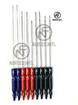 Liposuction Cannula Set of 9 pieces Fixed Handle with Pouch Fat Transfer Kit A+