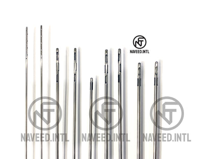 Liposuction Cannula Set of 9 pieces Fixed Handle with Pouch Fat Transfer Kit A+