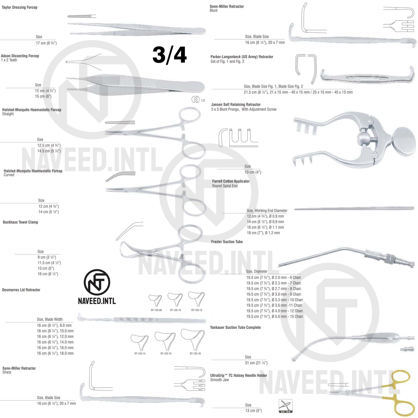 Major Nasal Surgical Instrument Set | Complete 50-Piece Rhinoplasty & Septoplasty Kit | Super Edge Scissors, Osteotomes, Rhinoplasty Knives, Retractors, Forceps, Elevators & Suction Tubes | German Stainless Steel