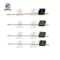MicroAire PAL Mercedes Cannula Set 4-Piece 3mm x 15cm by Naveed International – Full Set View Showing Non-Magnetic Stainless Steel Shafts with Anodised Aluminium PAL Compatible Bases