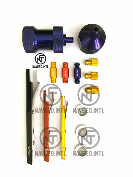 Nano Fat Transfer Cartridge With 1 Fine Stand, 3 Locks, 3 Connector, 3 Caps, 3 Mesh
