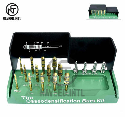 Dental Implant Osseodensification Burs Kit 17 Pieces Excellent Quality