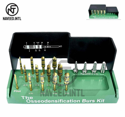 Dental Implant Osseodensification Burs Kit 17 Pieces Excellent Quality