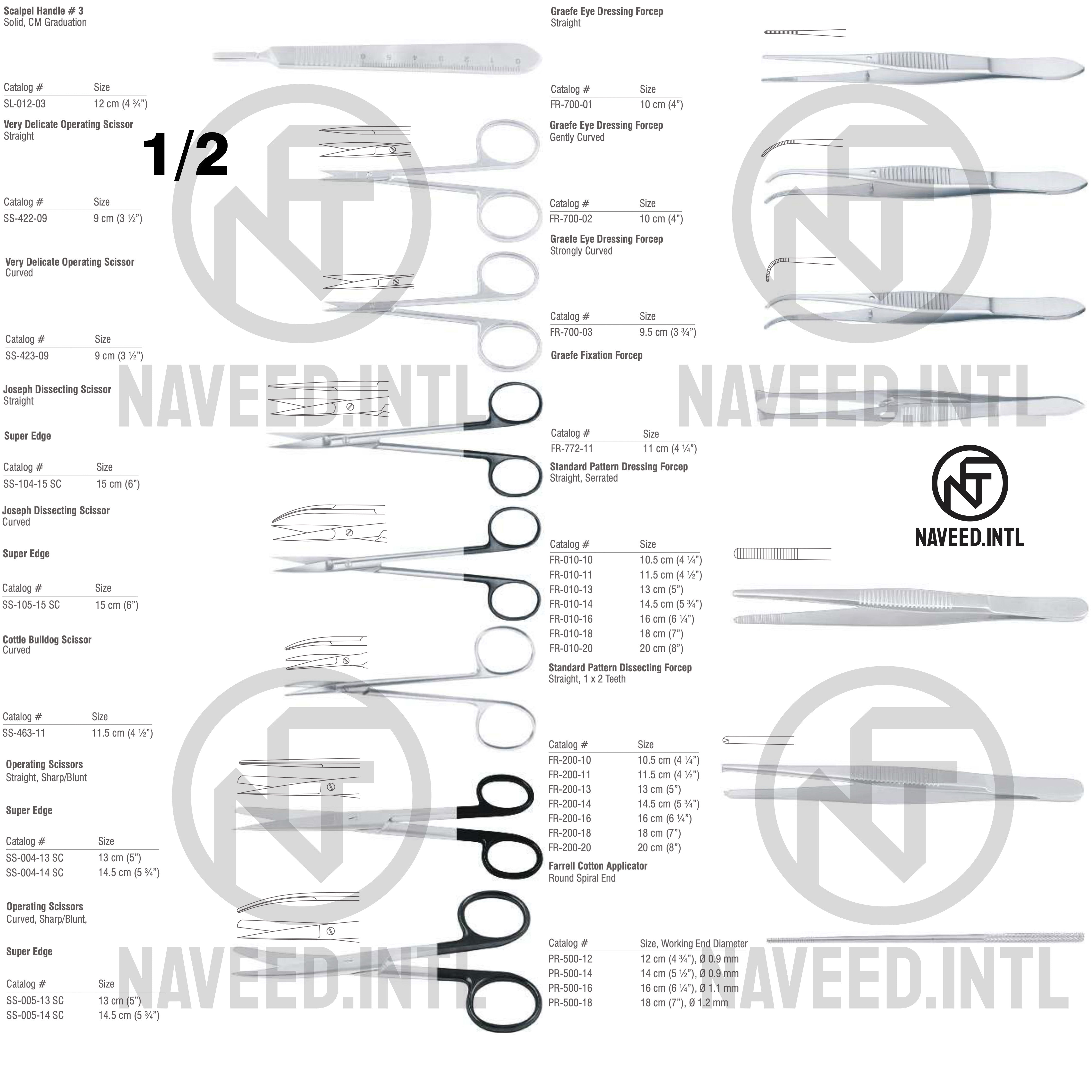 Otoplasty Surgical Instrument Set | Complete Ear Surgery Kit – Naveed Intl