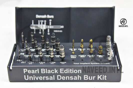 Pearl Black Universal Osseodensification Bur Kit 24 Pieces Excellent Quality