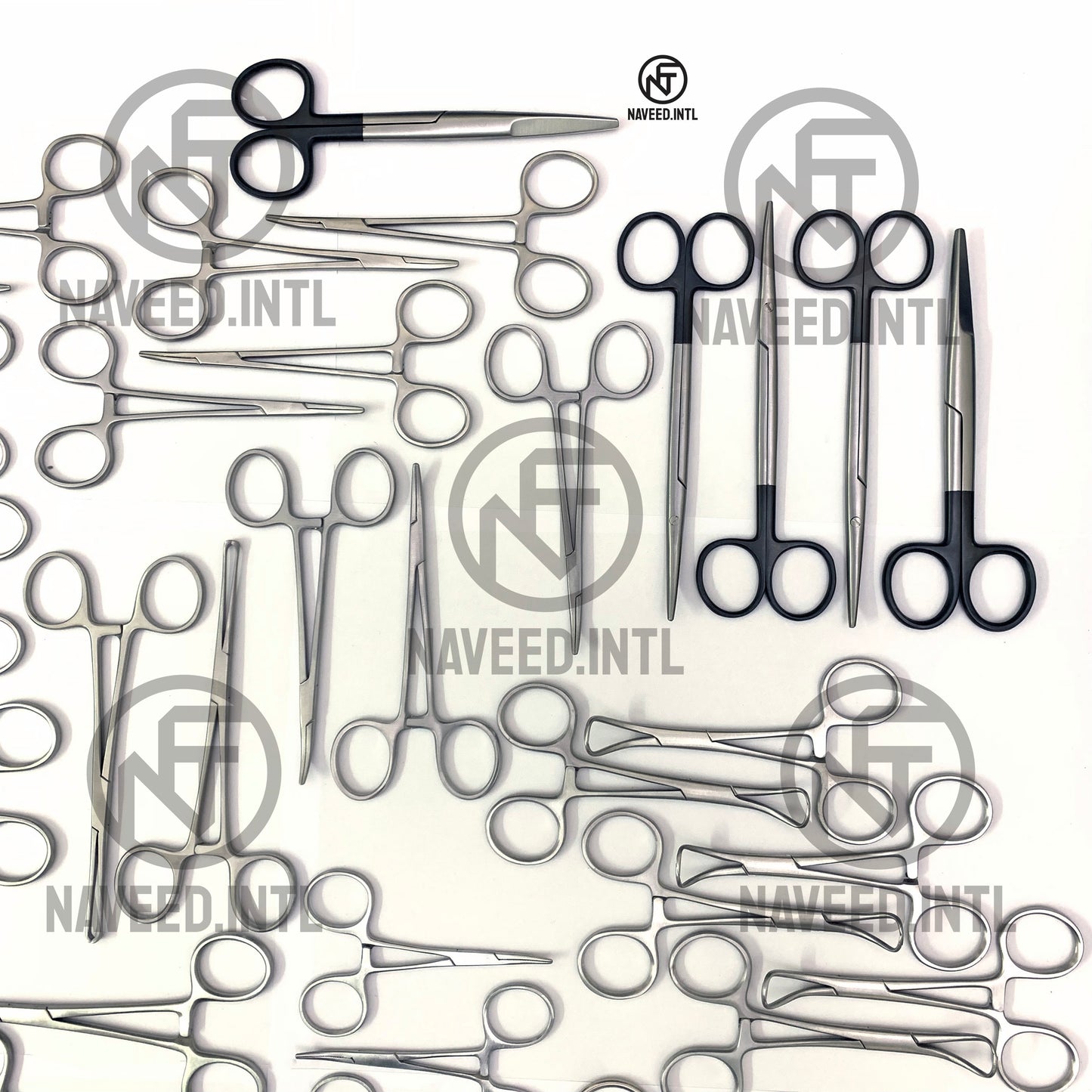 Plastic Surgery Instrument Set | Complete Reconstructive Surgery Kit | Graefe Forceps, Mayo Super Edge Scissors, Frazier Suction Tube, Farabeuf Retractor, Skin Hooks, Halsey Needle Holders & Micro-Mosquito Forceps | Kidney Trays Set