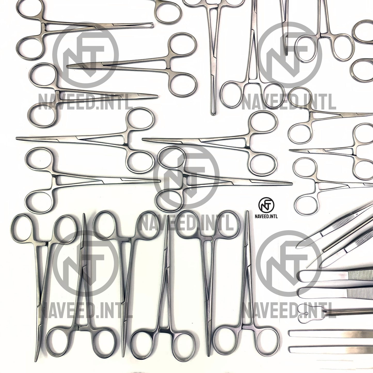 Plastic Surgery Instrument Set | Complete Reconstructive Surgery Kit | Graefe Forceps, Mayo Super Edge Scissors, Frazier Suction Tube, Farabeuf Retractor, Skin Hooks, Halsey Needle Holders & Micro-Mosquito Forceps | Kidney Trays Set